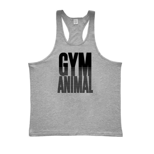 Men’s Cotton Stringer Tank Top with Y Back Design for Gym Wear