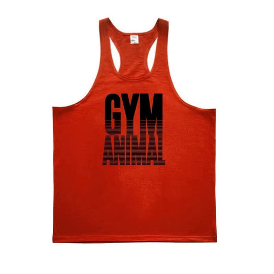 Men’s Cotton Stringer Tank Top with Y Back Design for Gym Wear