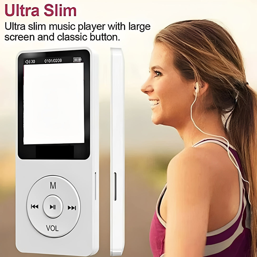 Portable High Fidelity Music Player with 1.8 Inch Screen and Bluetooth Connectivity