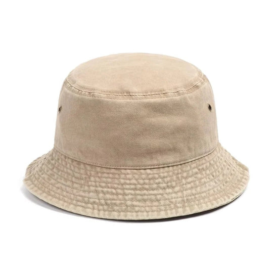 Foldable Denim Bucket Hat with Versatile Style and Comfortable Cotton Material