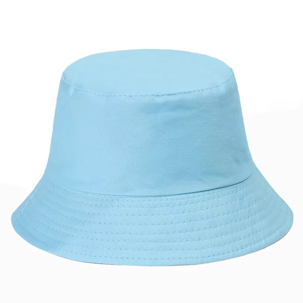 Foldable Denim Bucket Hat with Versatile Style and Comfortable Cotton Material