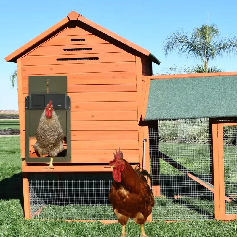 Automatic Chicken Coop Door with Light Sensor and Battery Operation