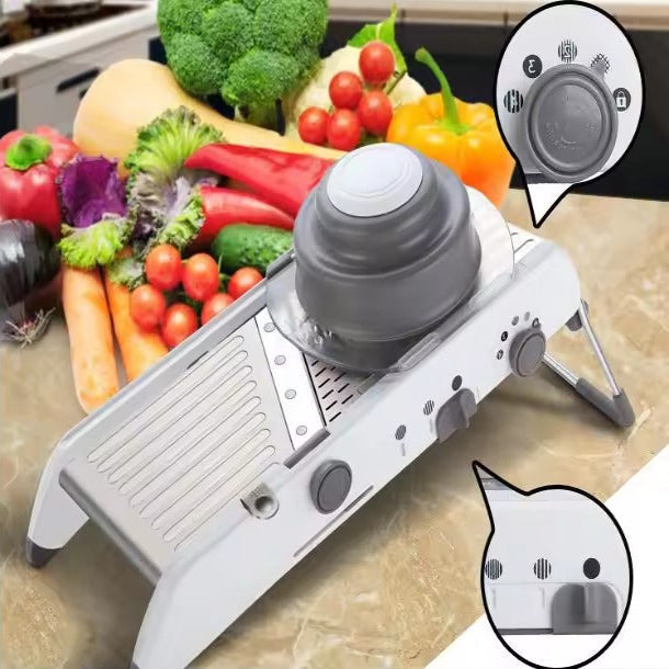 Multi-Function Vegetable Dicer, Slicer, and Grater for Kitchen Preparation