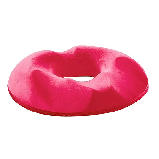 Portable Seat Cushion with Central Opening and Washable Cover