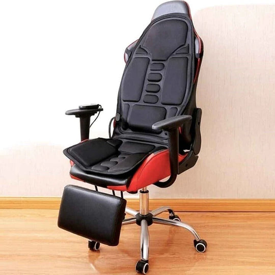 Portable Heated Massage Chair Pad with 8 Vibration Modes
