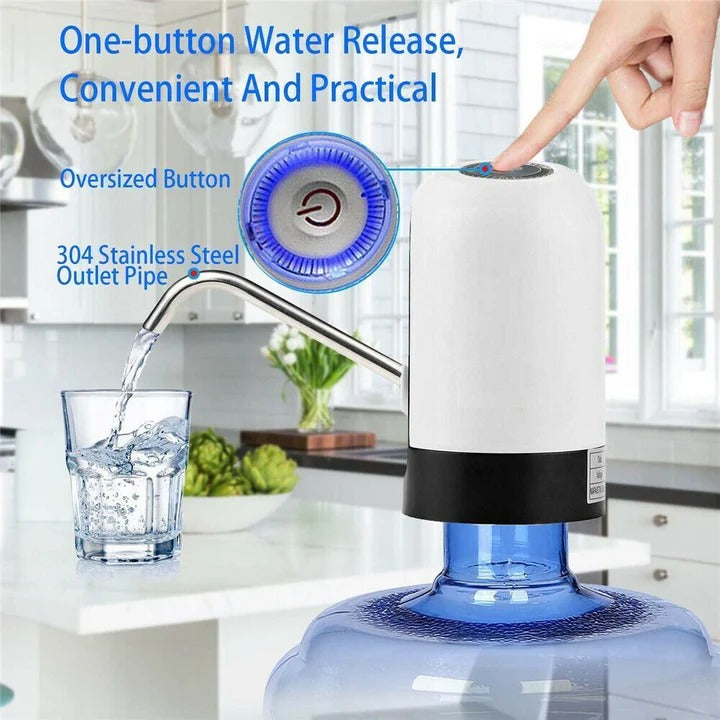 Automatic Bottled Water Pump with One Button Operation