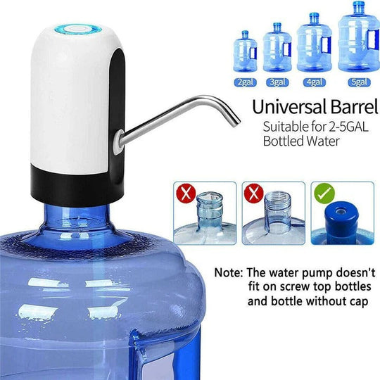 Automatic Bottled Water Pump with One Button Operation