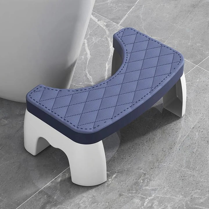 Bathroom Squat Stool with Curved Design