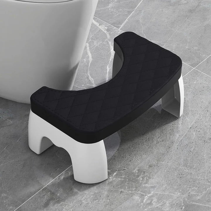Bathroom Squat Stool with Curved Design