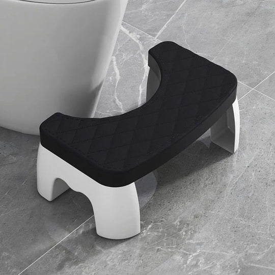 Bathroom Squat Stool with Curved Design
