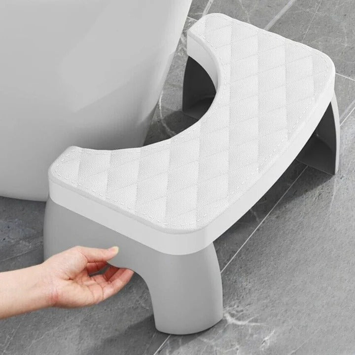 Bathroom Squat Stool with Curved Design