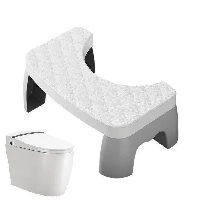 Bathroom Squat Stool with Curved Design