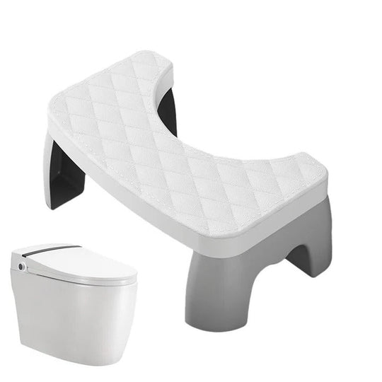 Bathroom Squat Stool with Curved Design