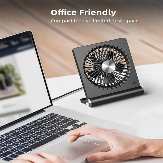 USB Powered Desk Fan with Adjustable Head