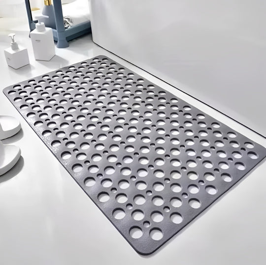 Shower Mat with Square Frame and Suction Cup Grid