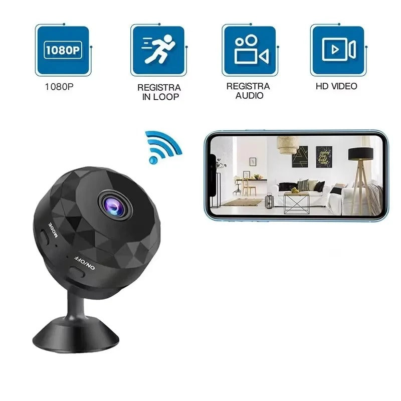 WiFi Indoor Camera with 1080p HD Video Recording