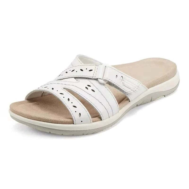 Women’s Summer Walking Sandals with Adjustable Hook and Loop Strap