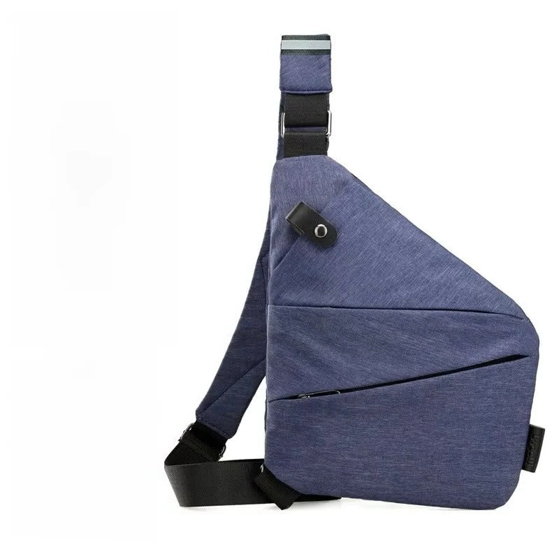 Adjustable Crossbody Sling Bag with Padded Air Mesh Back Panel