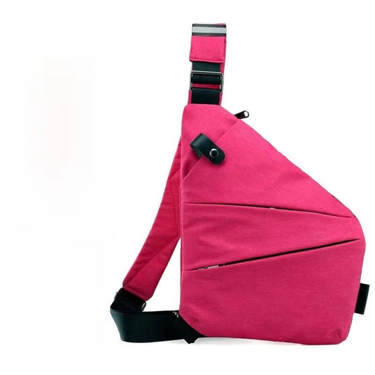 Adjustable Crossbody Sling Bag with Padded Air Mesh Back Panel