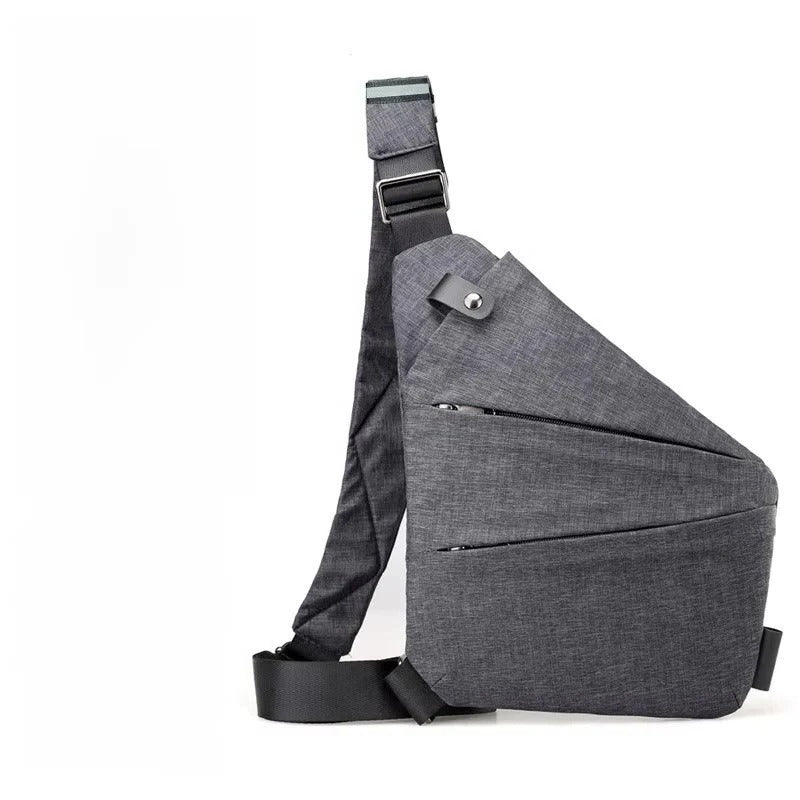 Adjustable Crossbody Sling Bag with Padded Air Mesh Back Panel