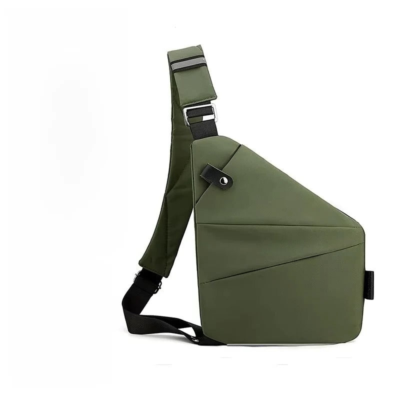 Adjustable Crossbody Sling Bag with Padded Air Mesh Back Panel