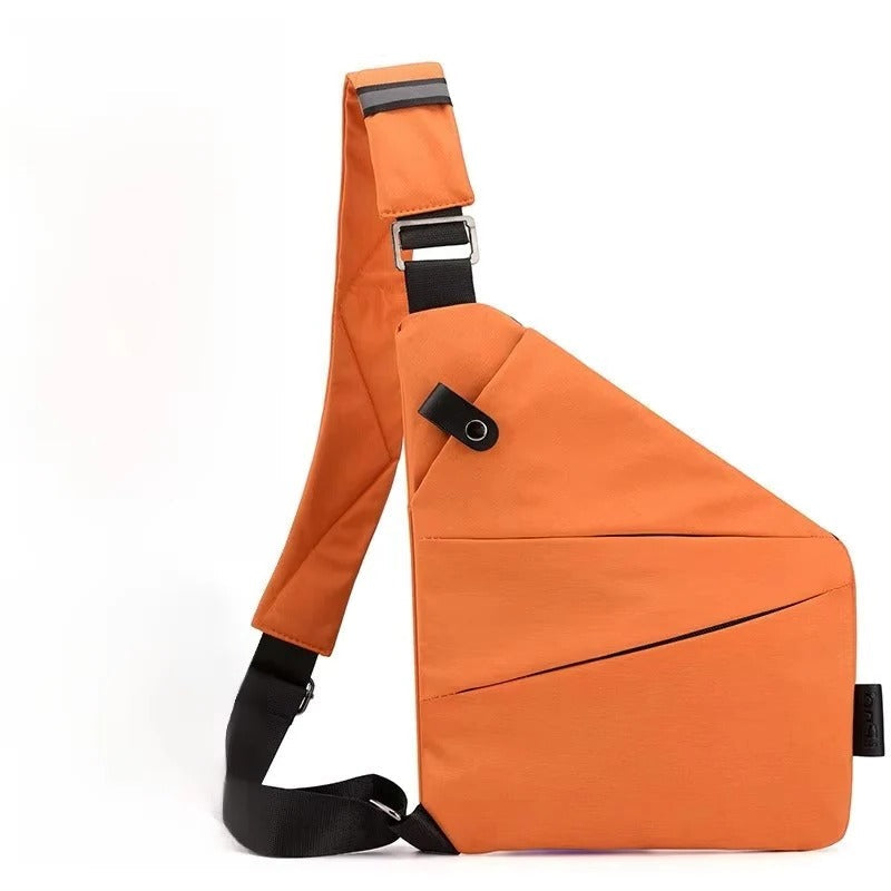 Adjustable Crossbody Sling Bag with Padded Air Mesh Back Panel