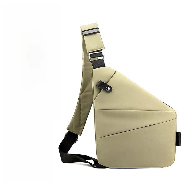 Adjustable Crossbody Sling Bag with Padded Air Mesh Back Panel