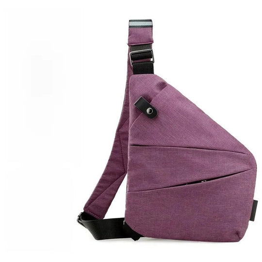 Adjustable Crossbody Sling Bag with Padded Air Mesh Back Panel