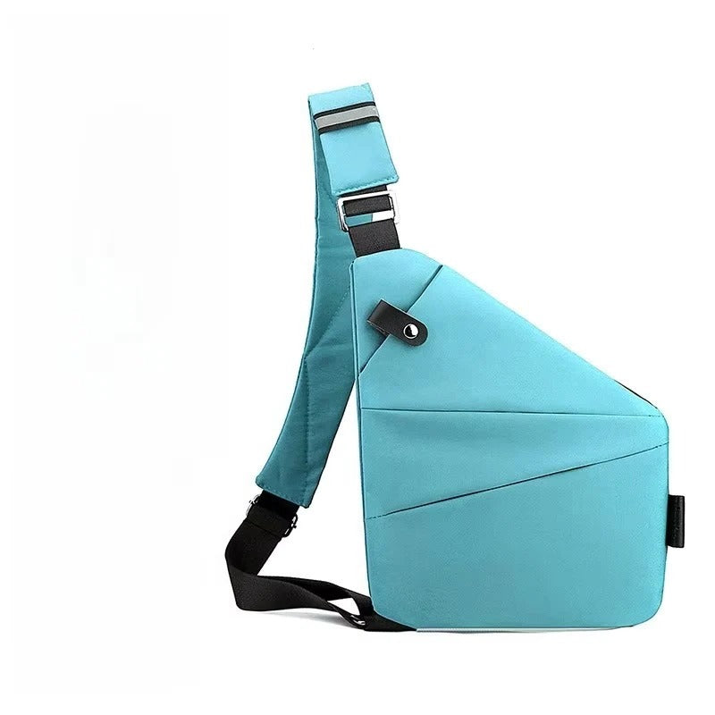 Adjustable Crossbody Sling Bag with Padded Air Mesh Back Panel