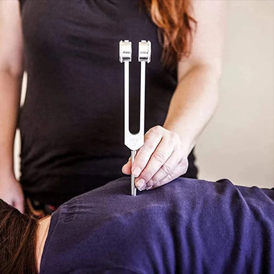 128 Hz Aluminium Tuning Fork with Weighted Precision Design