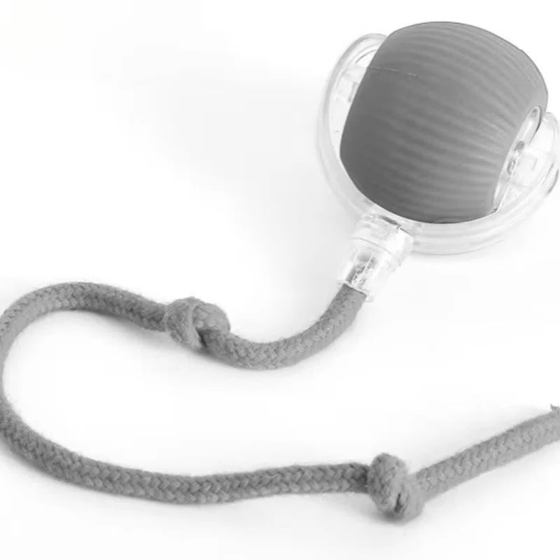 Motorised Rolling Cat Toy with Fibre Tail Design