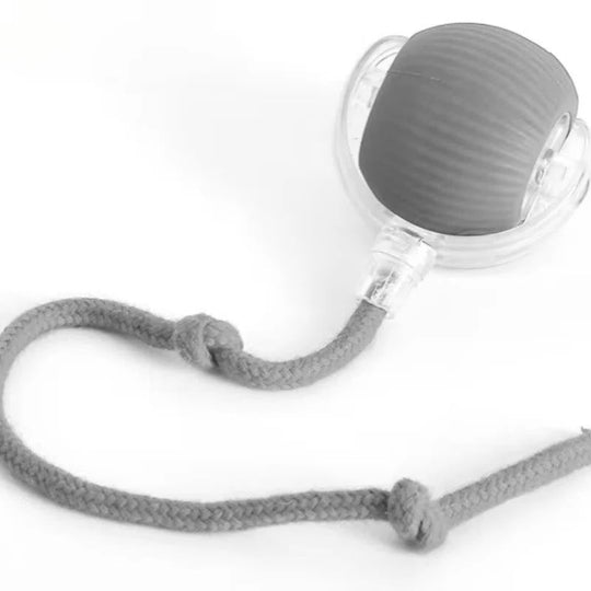 Motorised Rolling Cat Toy with Fibre Tail Design