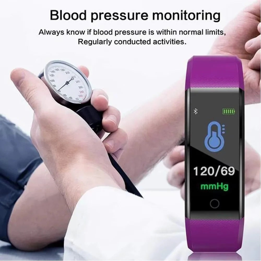 Unisex Sports Smart Watch with Daily Movement Tracking Features