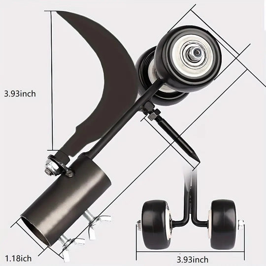 Weed Removal Roller Tool for Cracks and Crevices