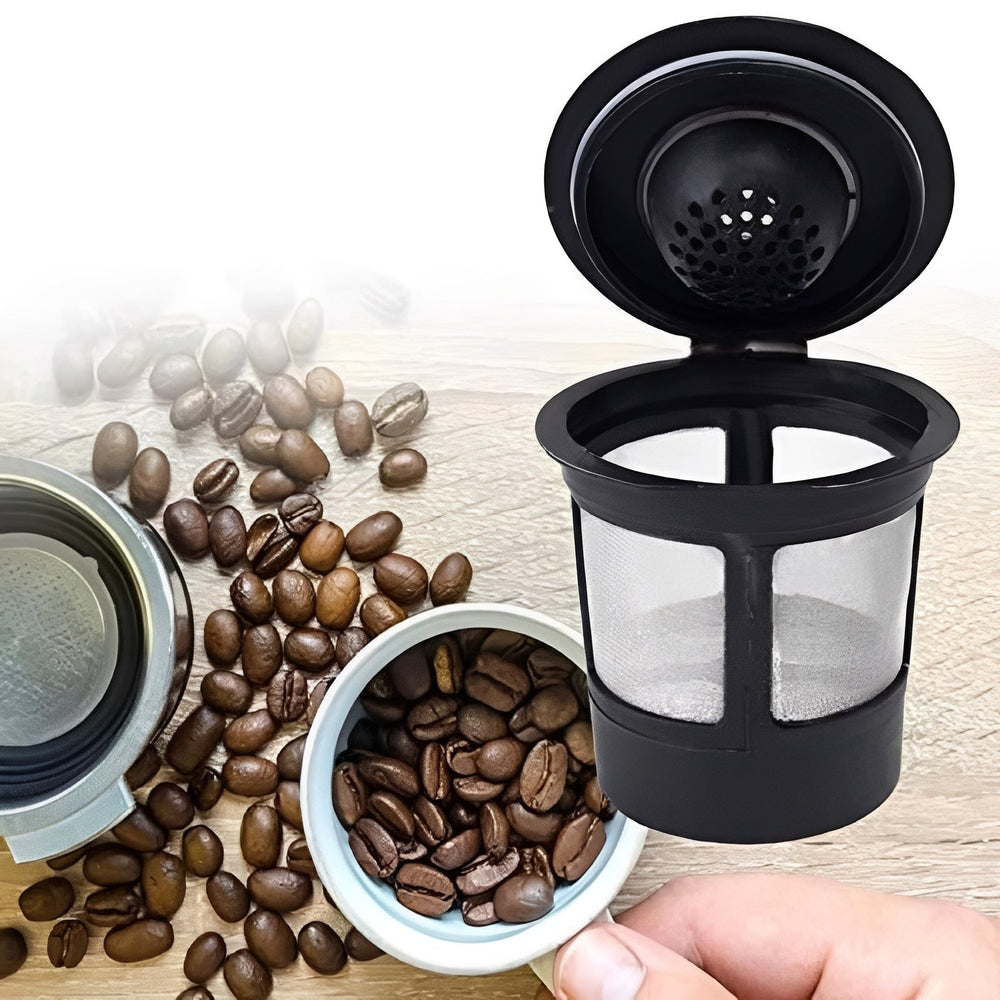 Reusable Coffee Filters 3 Pack with Stainless Steel Micro Hole Screen