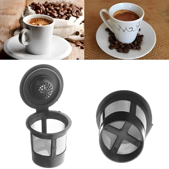 Reusable Coffee Filters 3 Pack with Stainless Steel Micro Hole Screen