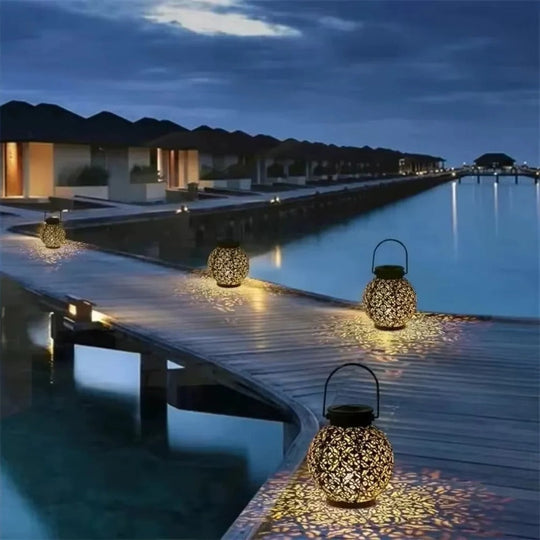 Decorative Garden Solar Lantern Light
