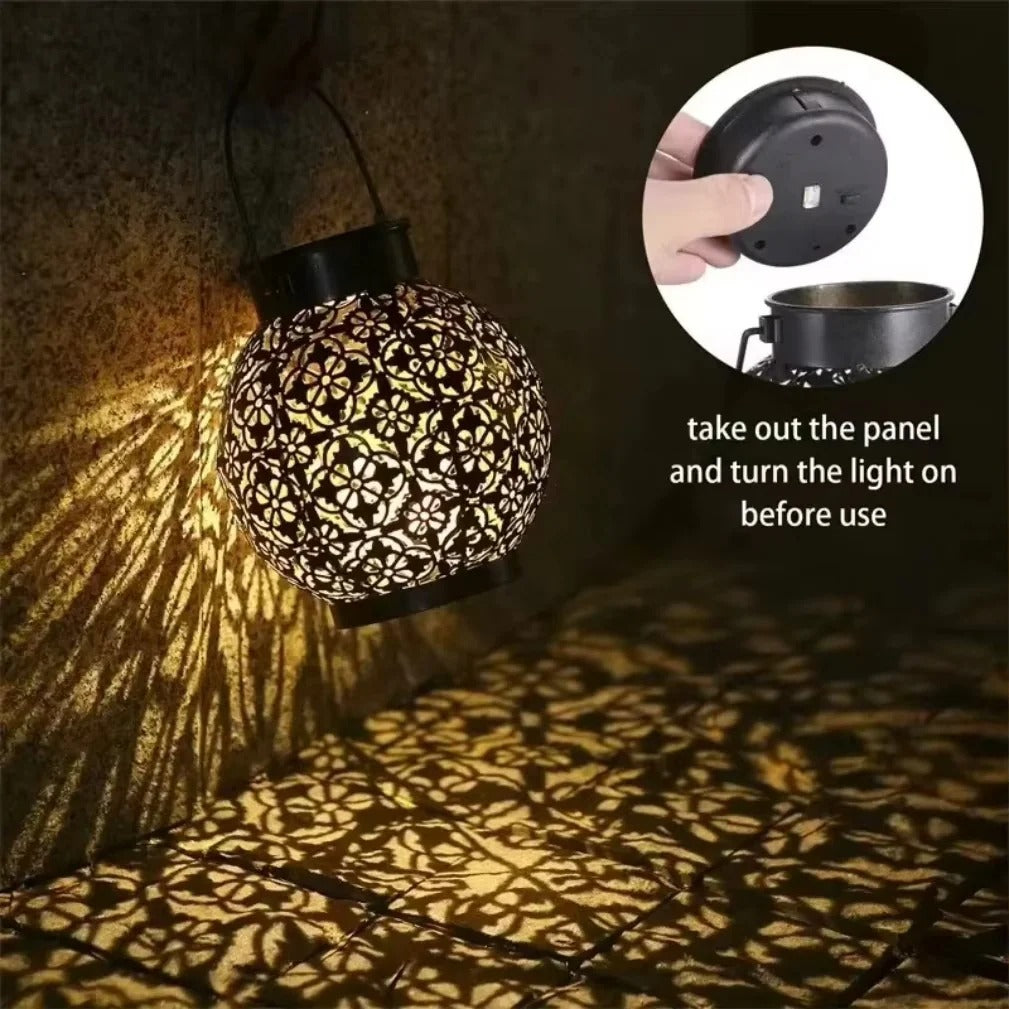 Decorative Garden Solar Lantern Light