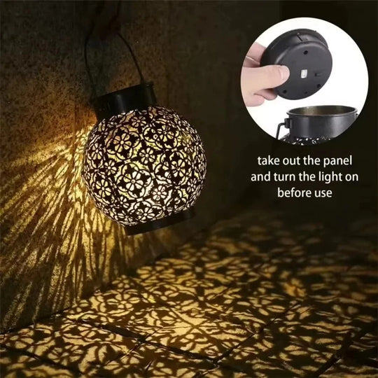 Decorative Garden Solar Lantern Light