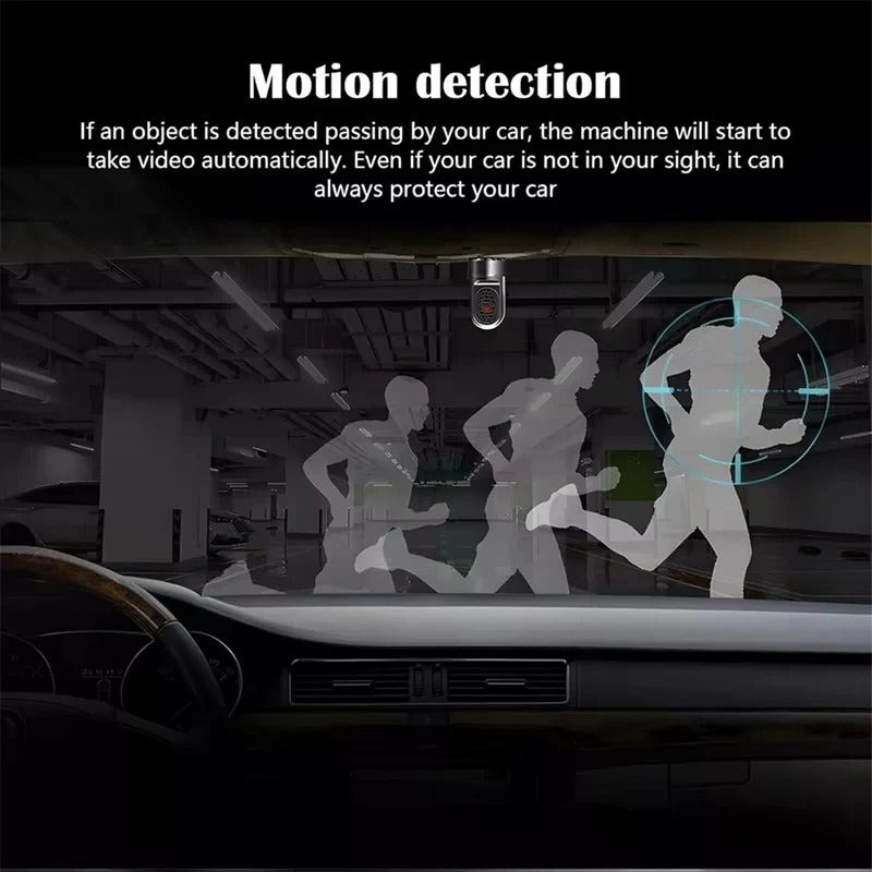 Mini 1080P Dash Camera with Rotating Lens and Night Vision Sensor