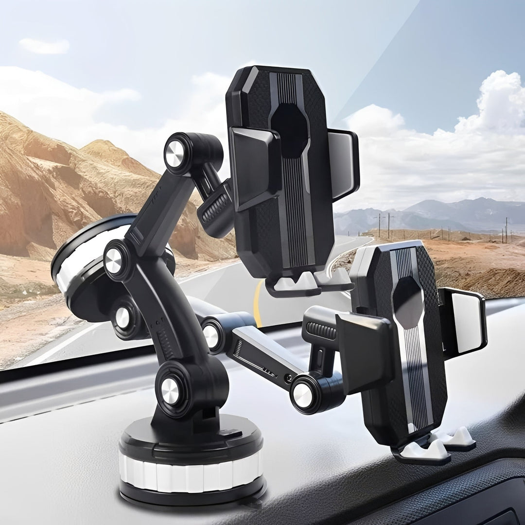 Adjustable Car Phone Mount for Dashboard and Windscreen Use