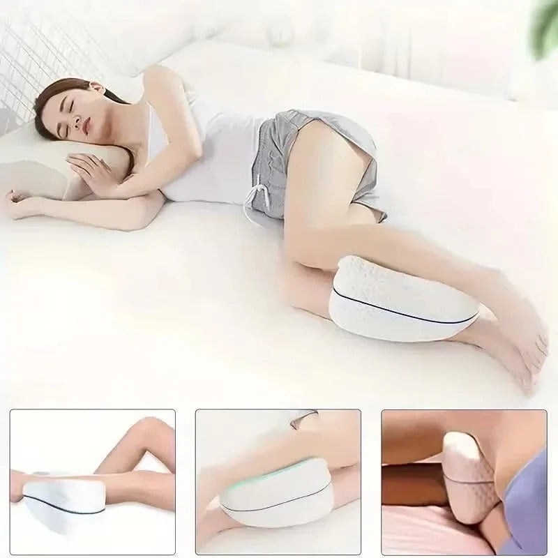 Leg Contour Pillow Cover Set, 2 Pack with Zipper Closure
