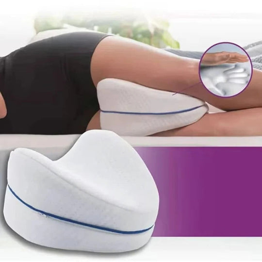 Leg Contour Pillow Cover Set, 2 Pack with Zipper Closure