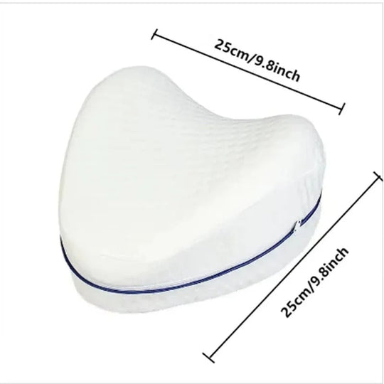 Leg Contour Pillow Cover Set, 2 Pack with Zipper Closure