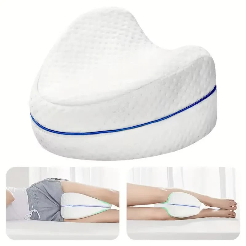 Leg Contour Pillow Cover Set, 2 Pack with Zipper Closure