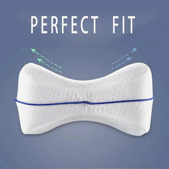 Leg Contour Pillow Cover Set, 2 Pack with Zipper Closure