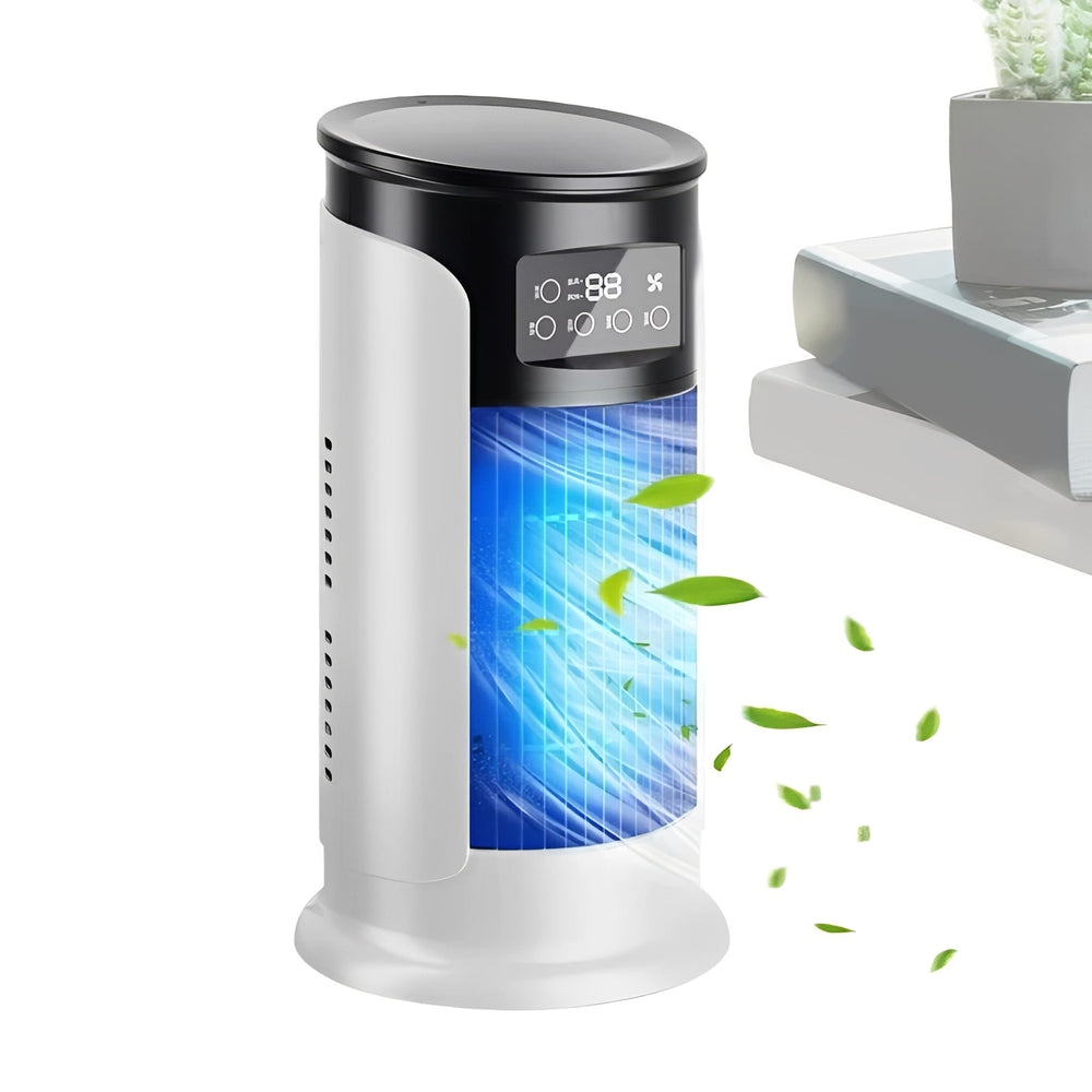 Portable Evaporative Cooling Fan with 10 oz Water Reservoir