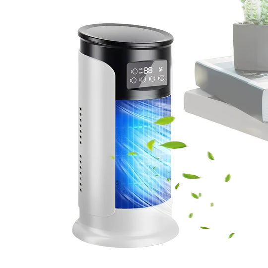 Portable Evaporative Cooling Fan with 10 oz Water Reservoir