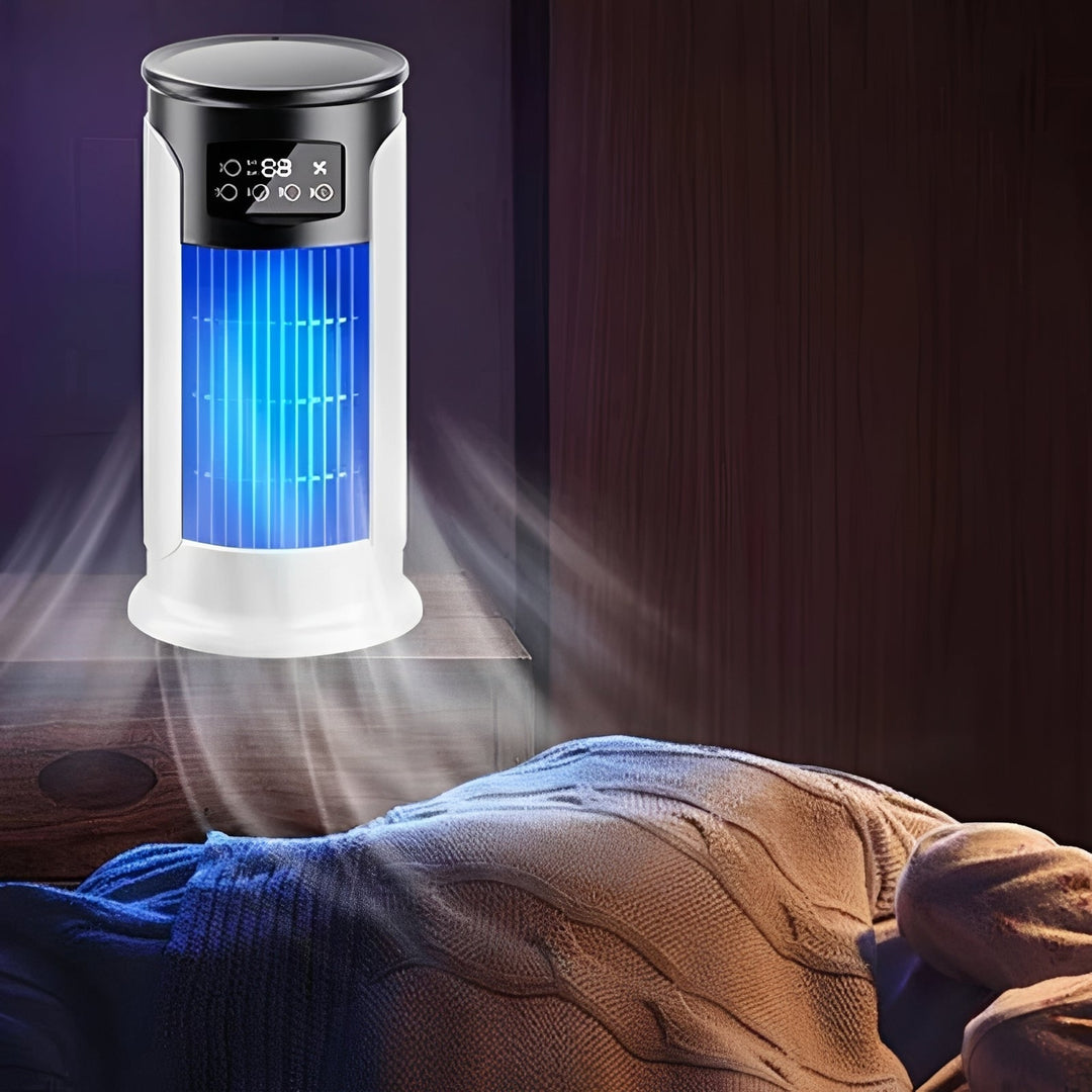 Portable Evaporative Cooling Fan with 10 oz Water Reservoir
