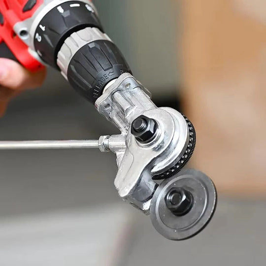 Electric Drill Attachment for Cutting Sheet Metal
